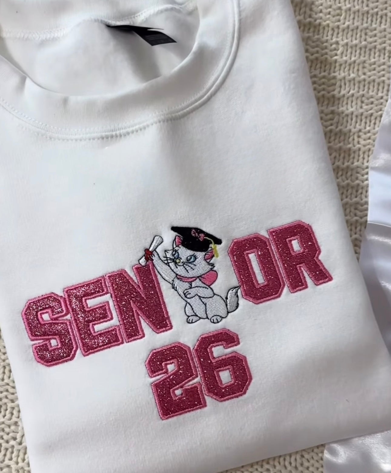 Senior Girl Cat Sweatshirt