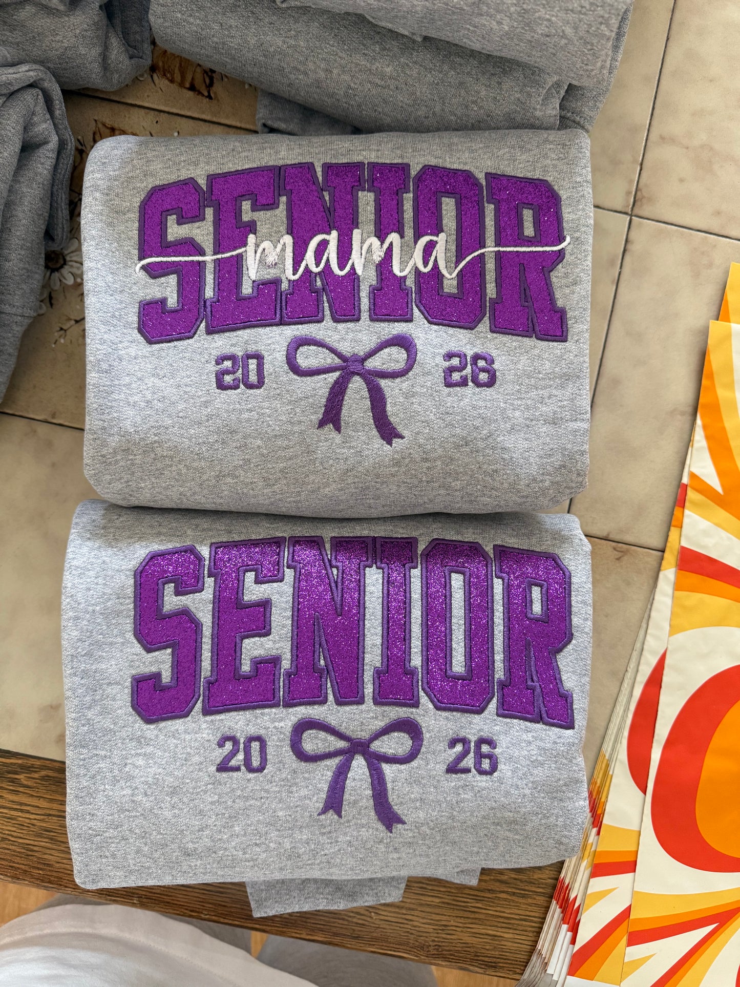 Senior Mama Duo Hoodie