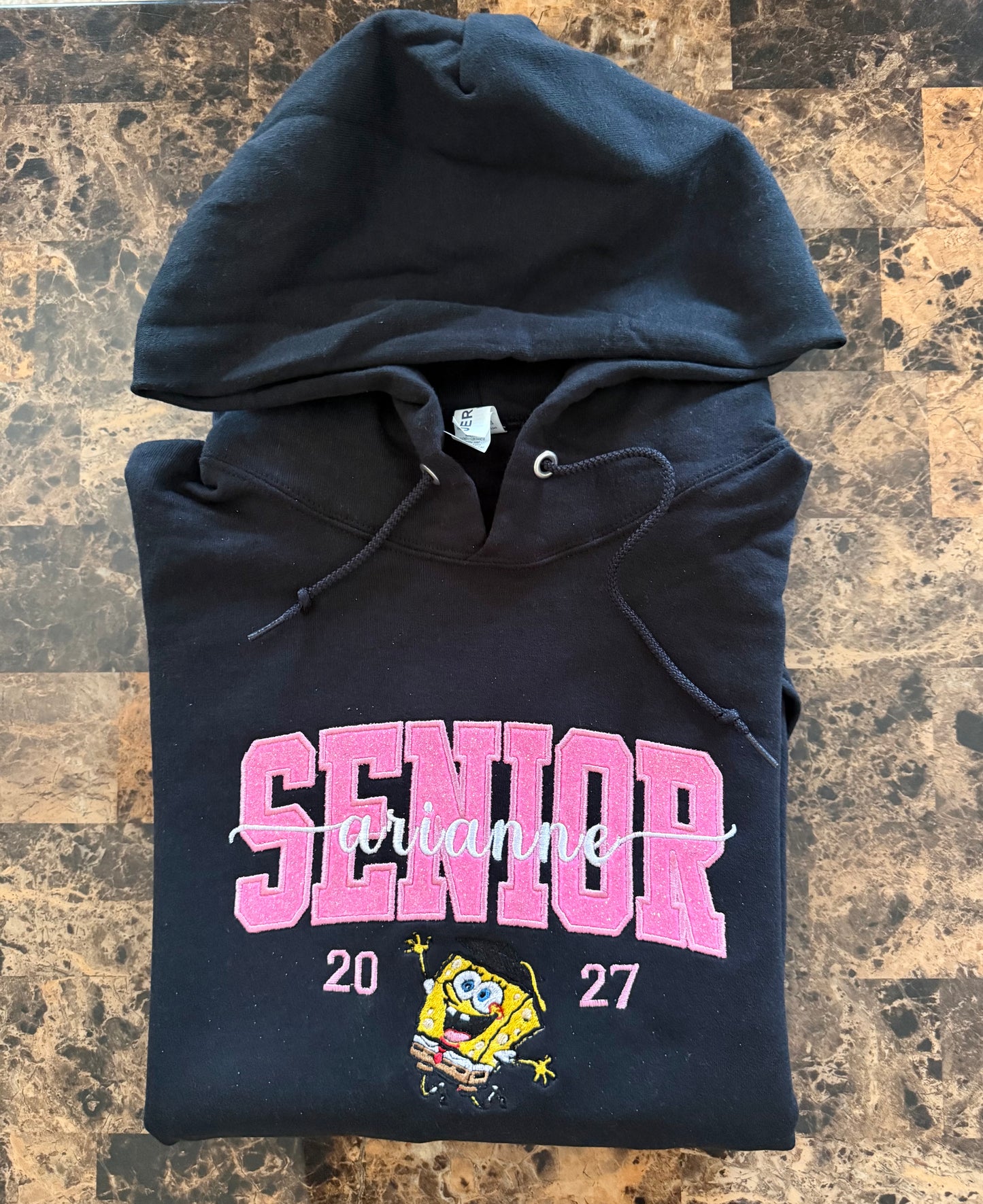 Senior Name Character Sweatshirt