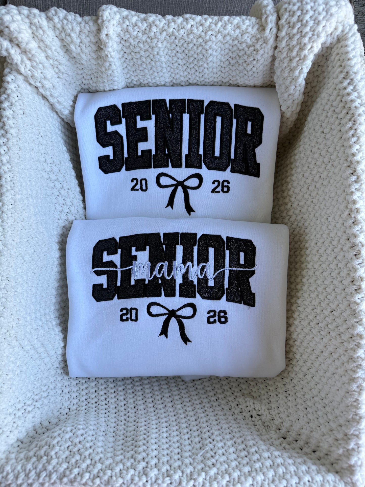 Senior Mama Duo WHITE Sweatshirts