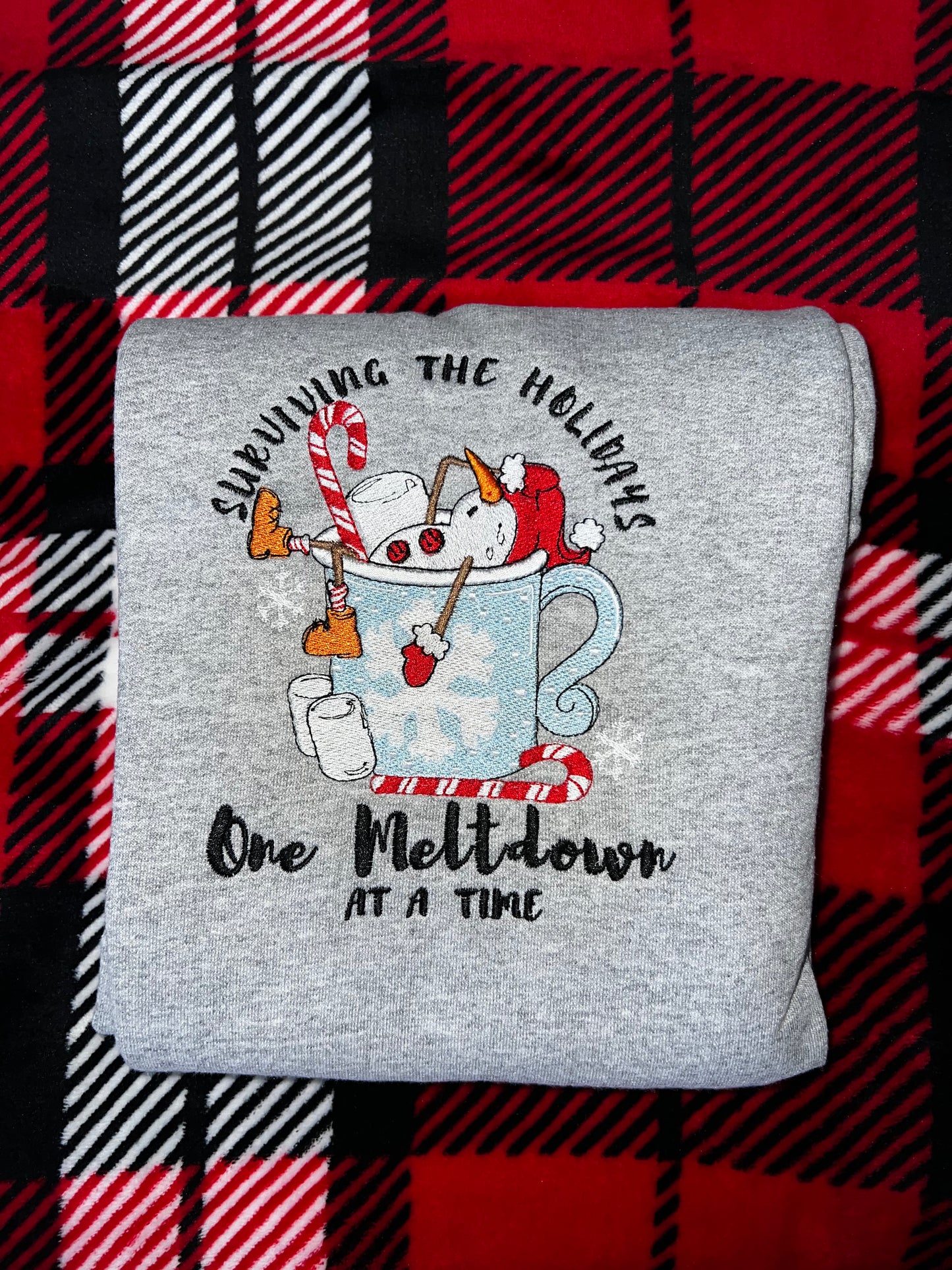 Snowman Mug Sweatshirt