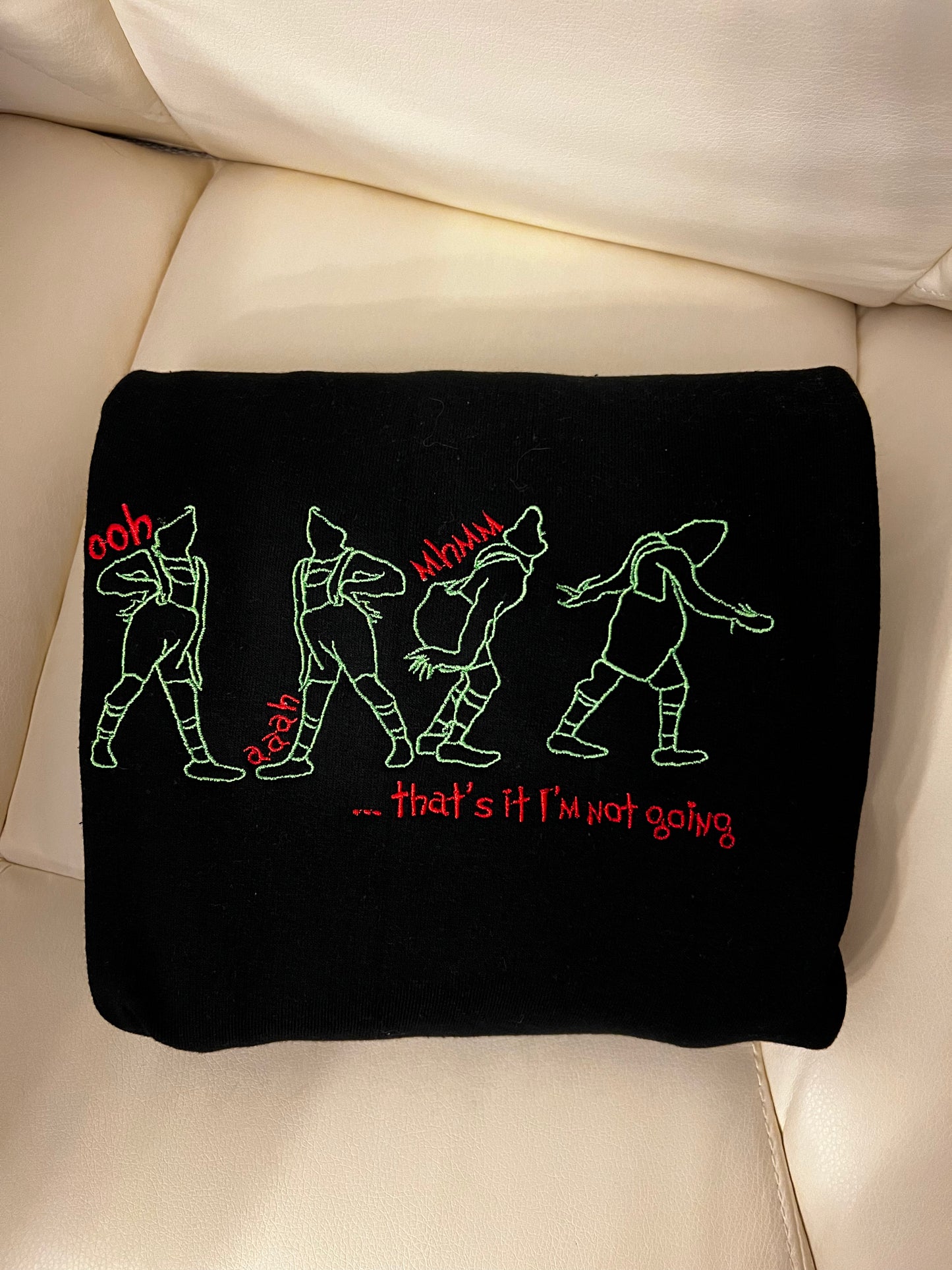 Eso es todo, no voy a ir sudadera