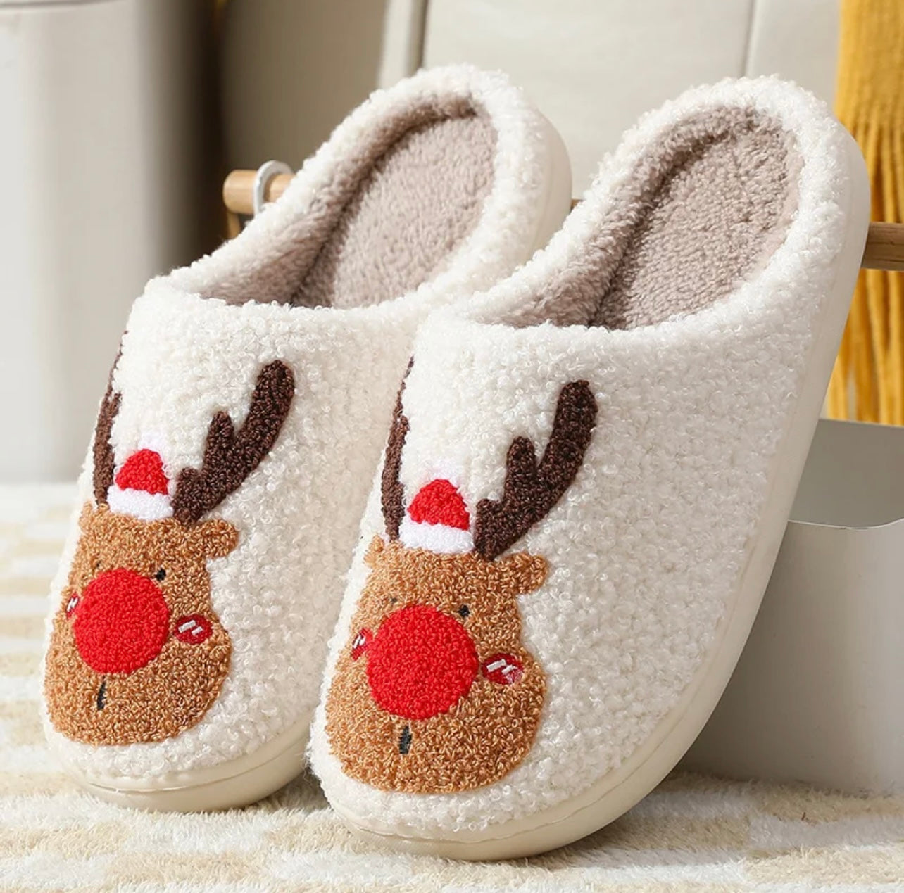 Reindeer Slippers