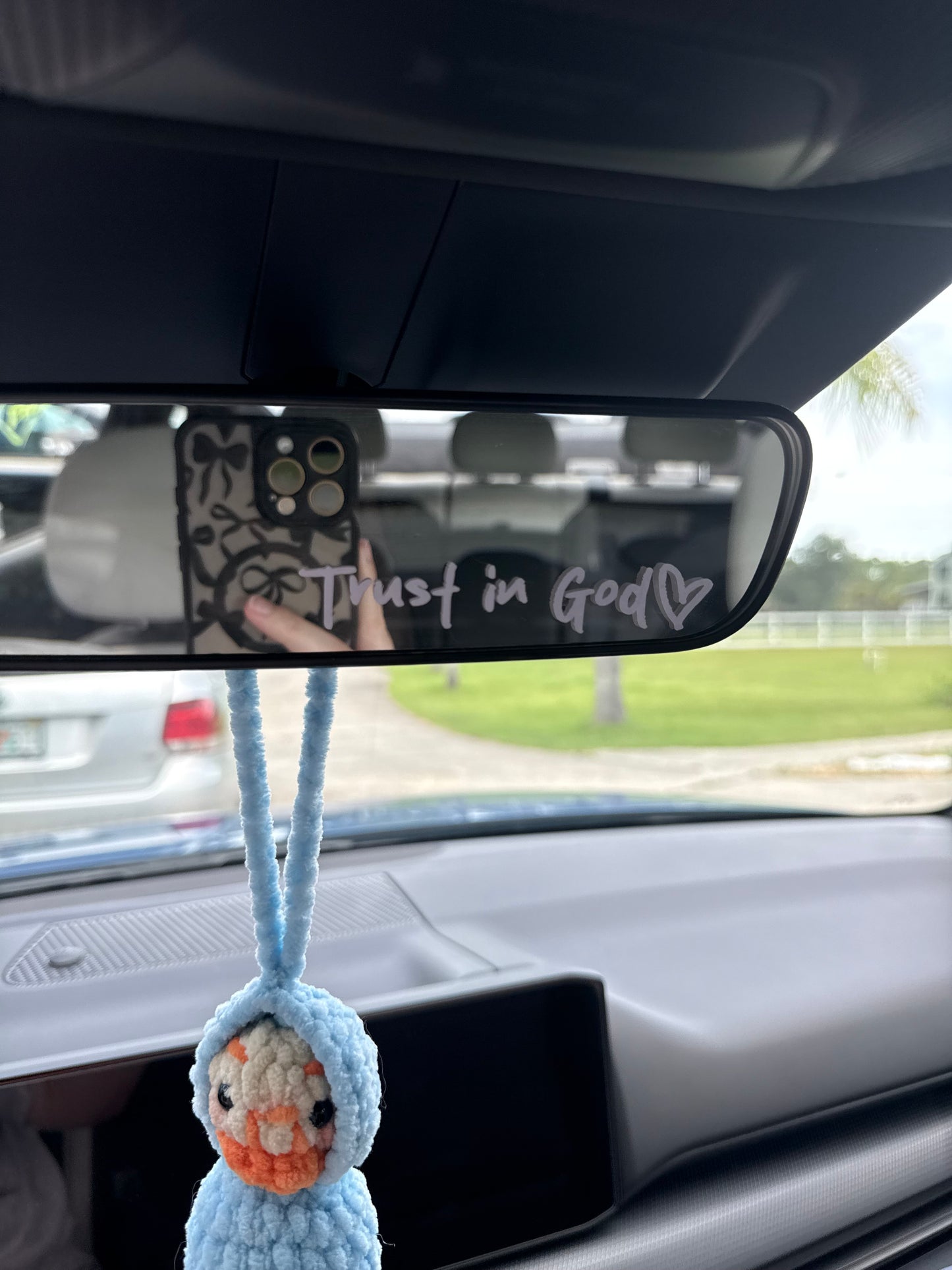 Trust in God Mirror Decal
