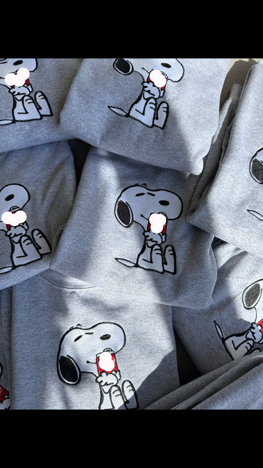 Customized Drink x Cartoon Sweatshirt