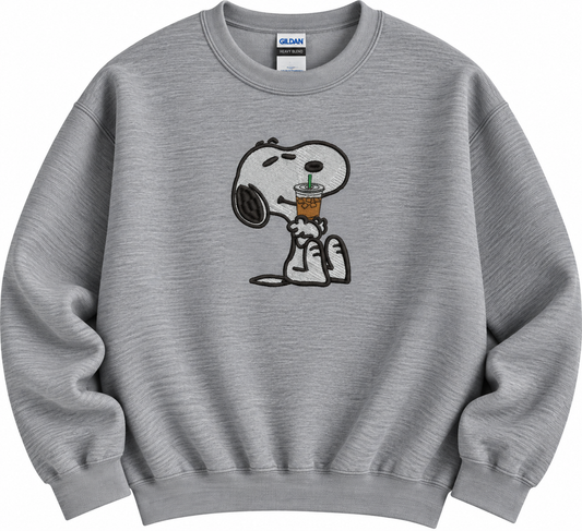 Iced Coffee x Cartoon Sweatshirt