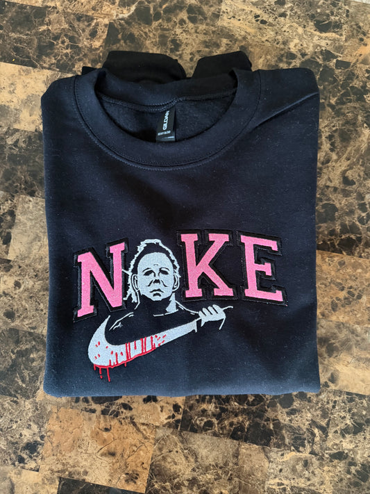 Michael Knife Glitter Sweatshirt