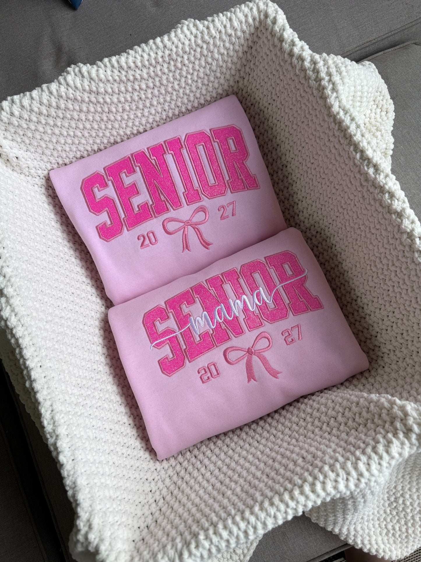 Senior Mama Duo PINK Sweatshirts