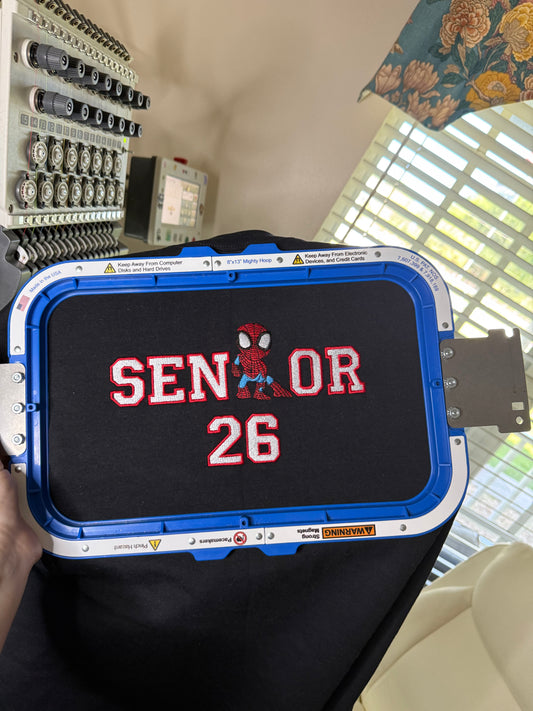 Senior Spider Sweatshirt (Without Cap)