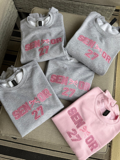 Senior Bow Sweatshirt