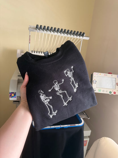 Skateboarding Skeletons Sweatshirt