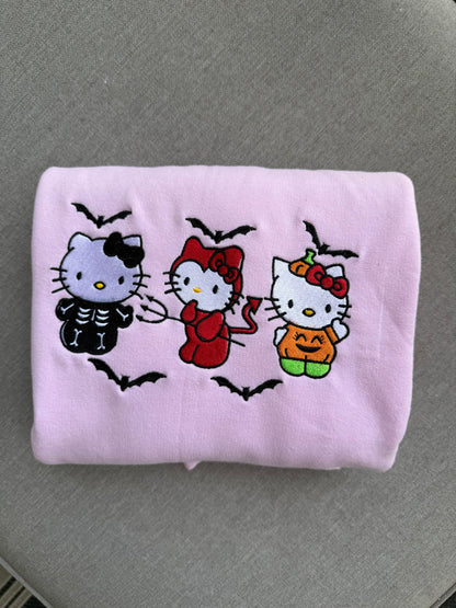 Spooky 3 Kitten Sweatshirt