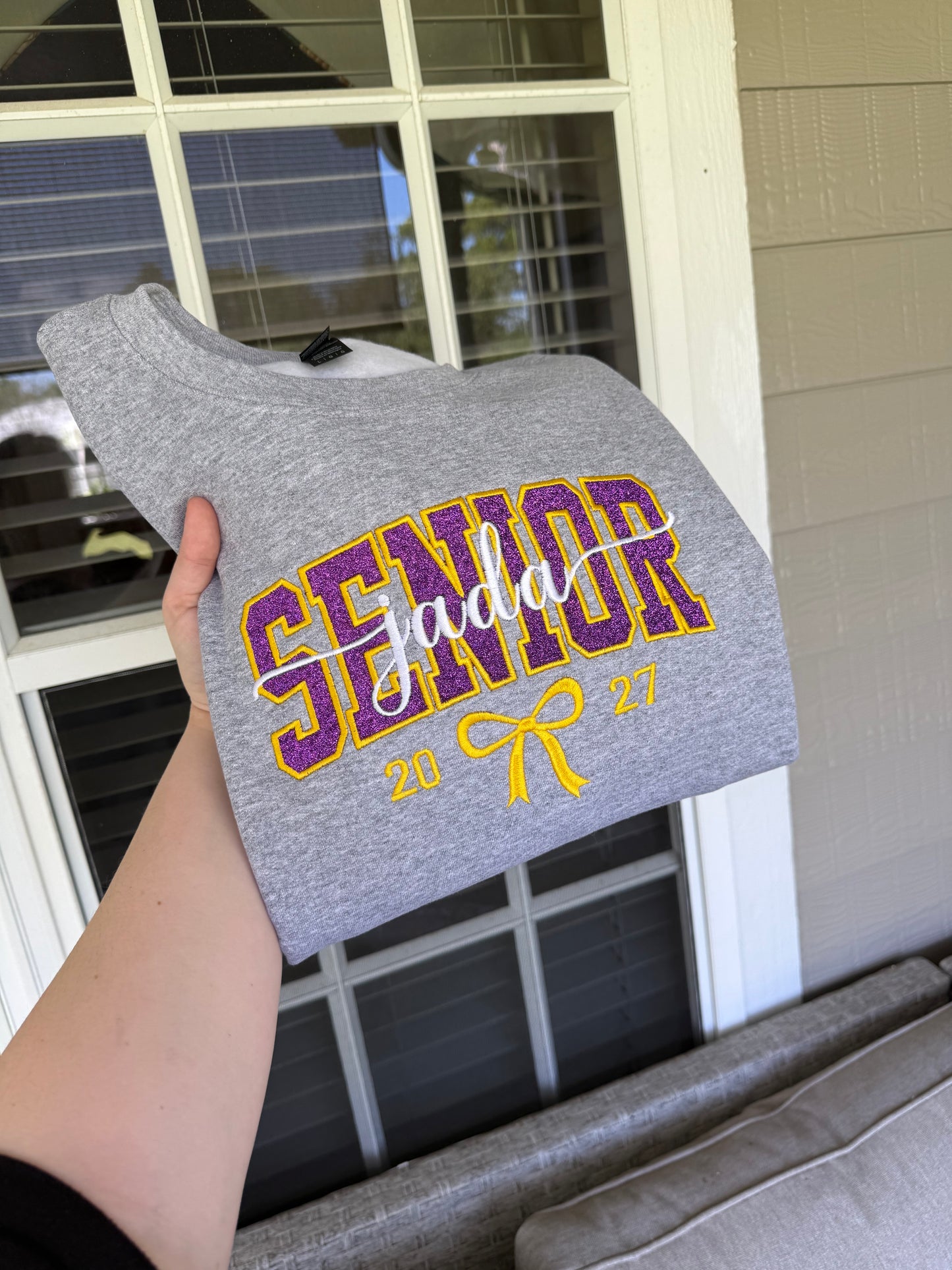 Senior Name Sweatshirt (name comes in white automatically)