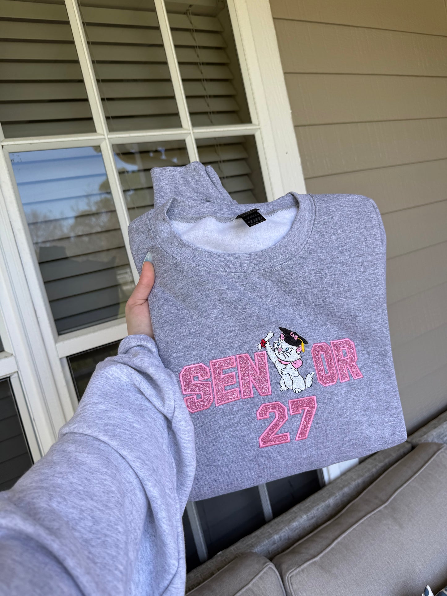 Senior Girl Cat Sweatshirt