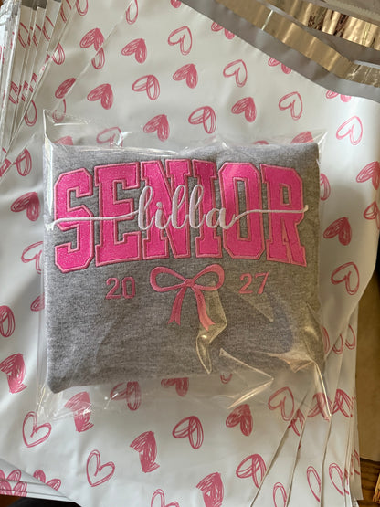 Senior Name Sweatshirt (name comes in white automatically)