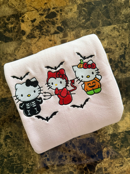 Spooky 3 Kitten Sweatshirt