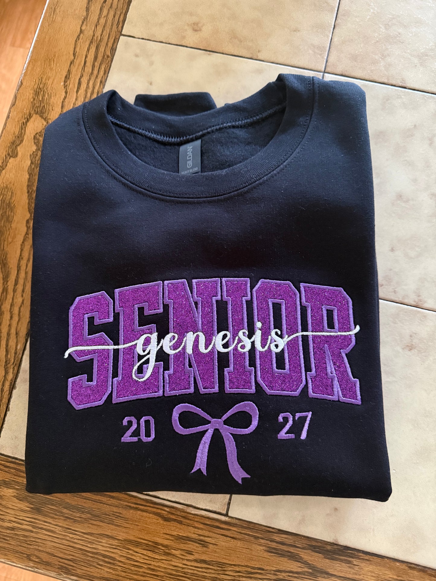 Senior Name Sweatshirt