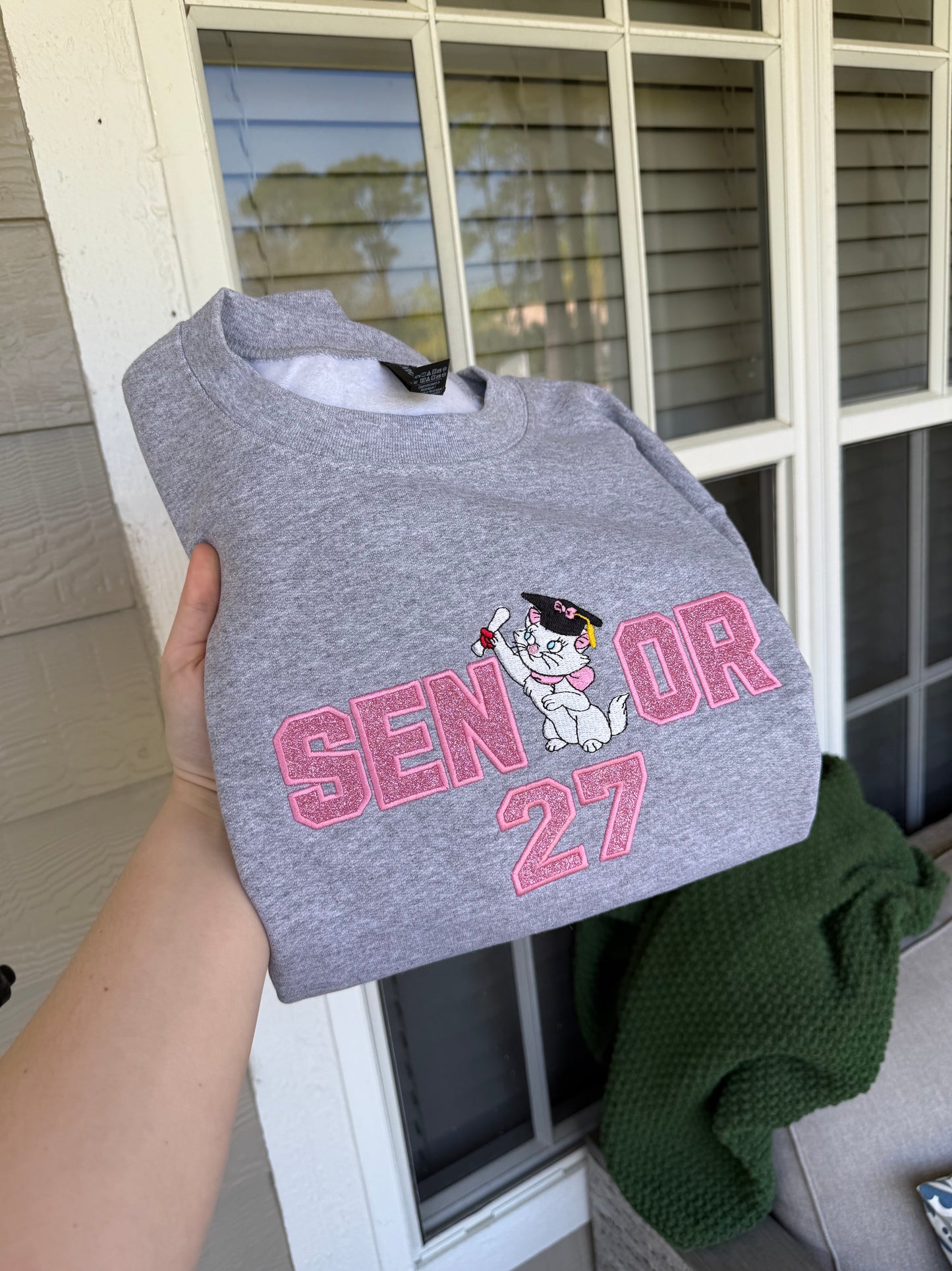Senior Girl Cat Sweatshirt