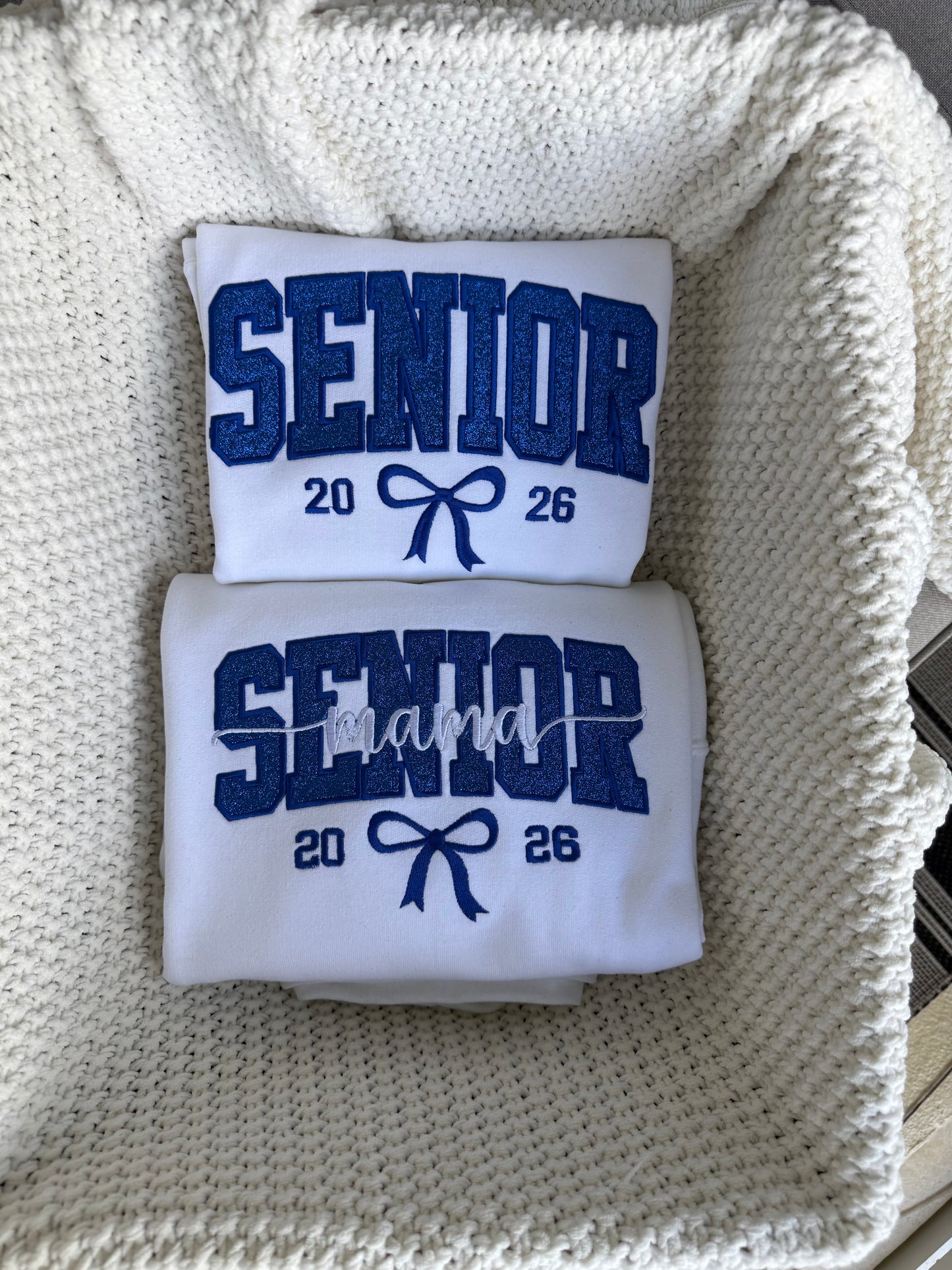 Senior Mama Duo WHITE Sweatshirts