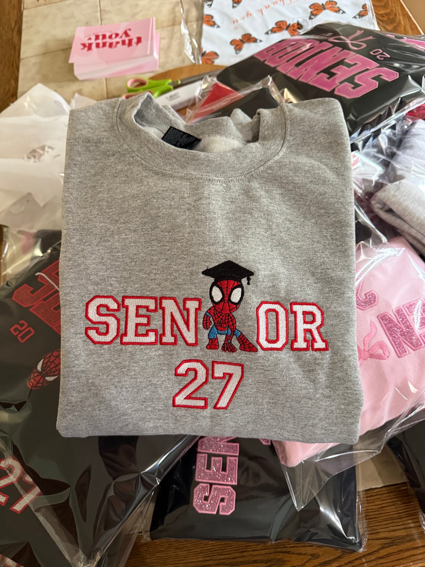 Senior Spider Sweatshirt