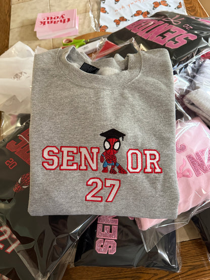 Senior Spider Sweatshirt