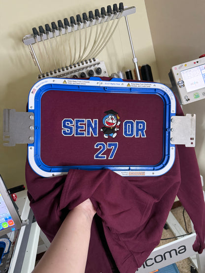 Senior Robot Cat Sweatshirt