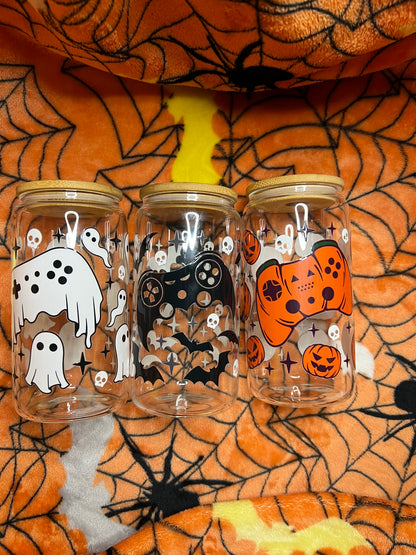 Video Game 16 oz Glass Cup