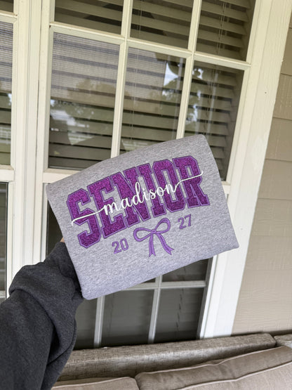Senior Name Sweatshirt