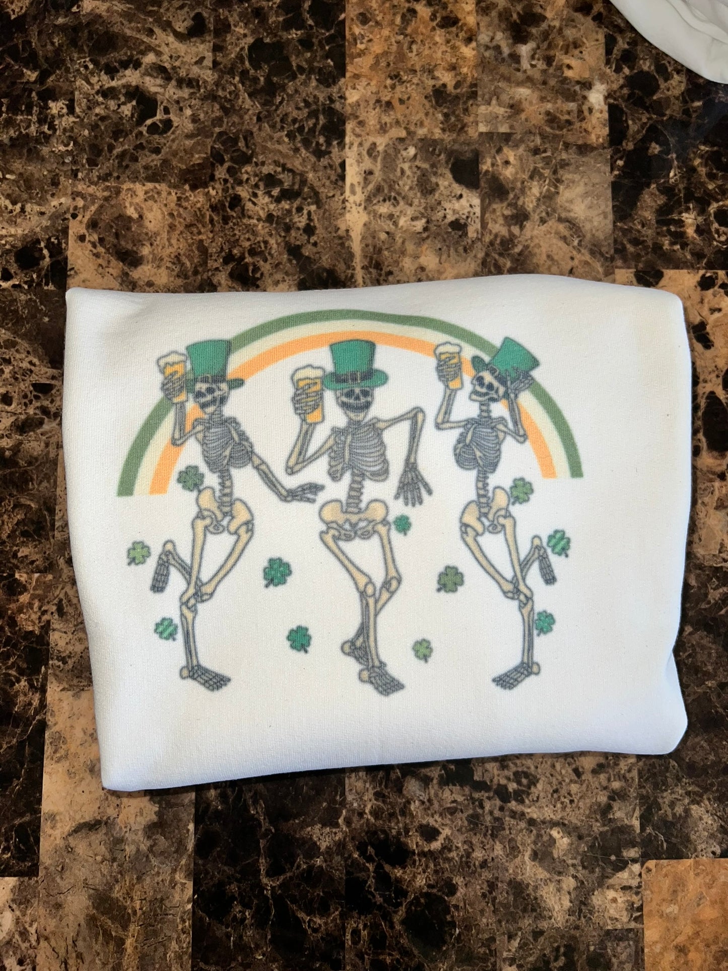 Dancing Skeletons Shamrock Sweatshirt