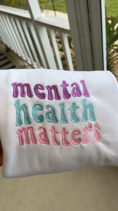 Sudadera con capucha de salud mental